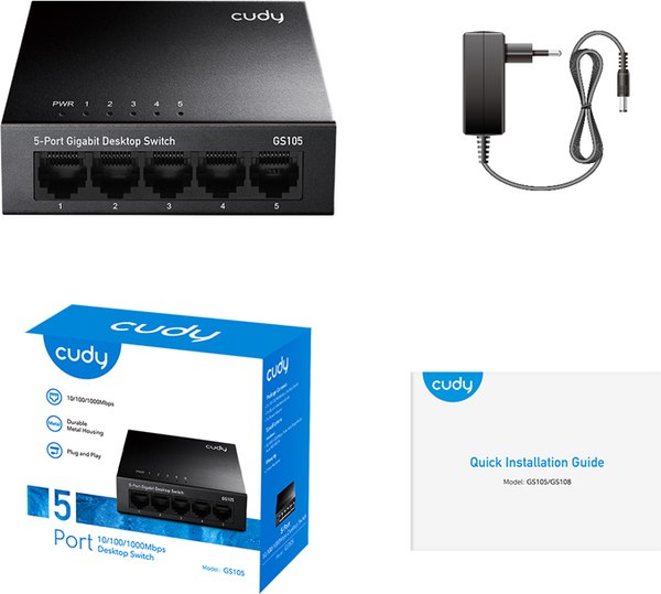 Коммутатор Cudy GS105