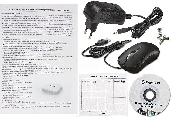 Видеорегистратор наблюдения Tantos TSr-UV0418