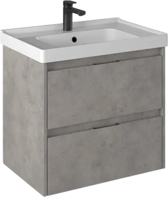 Тумба с умывальником Briz Тумба подвесная Чикаго 70 Грэйс / 241 03-18070-15 00 БТН  - фото