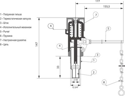 Регулятор тяги Honeywell BR-01A