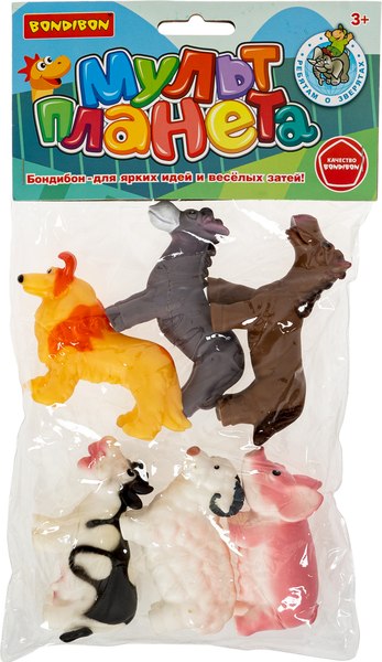 Набор фигурок игровых Bondibon Ребятам о зверятах / ВВ6511