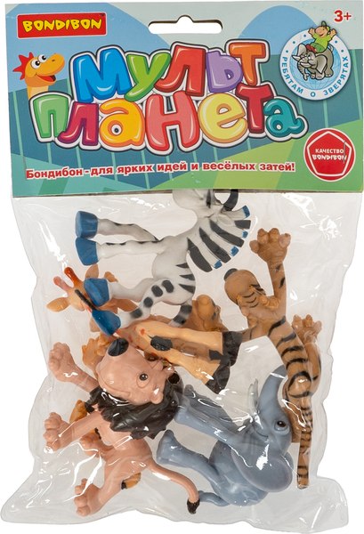 Набор фигурок игровых Bondibon Ребятам о зверятах / ВВ6512