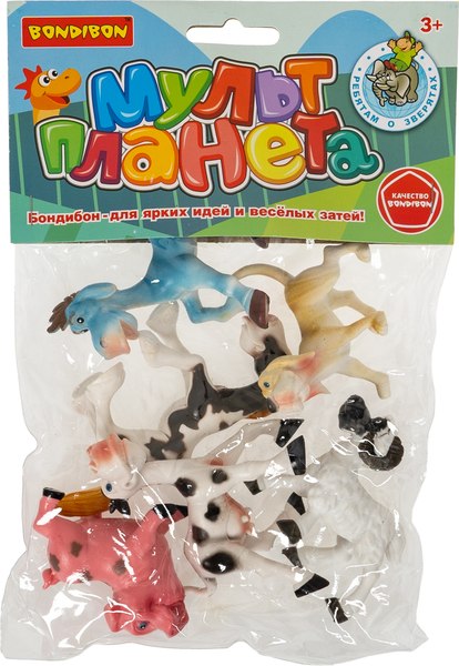 Набор фигурок игровых Bondibon Ребятам о зверятах / ВВ6514