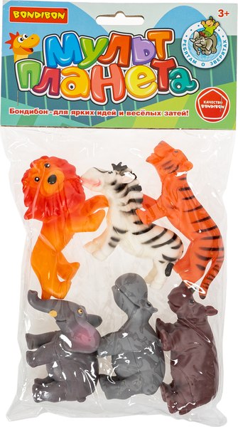 Набор фигурок игровых Bondibon Ребятам о зверятах / ВВ6510