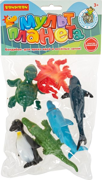 Набор фигурок игровых Bondibon Ребятам о зверятах / ВВ6509