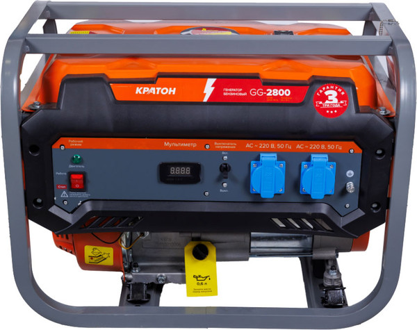 Бензиновый генератор Кратон GG-2800