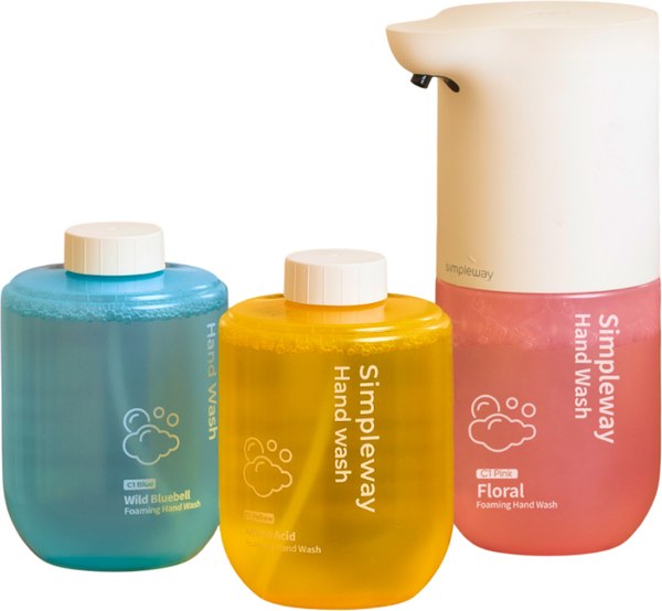 Сенсорный дозатор для жидкого мыла Simpleway Дозатор для ванной с набором мыла / SW99845 - фото