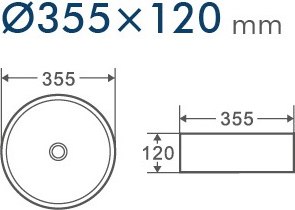 Умывальник D&K Matrix DT1391512