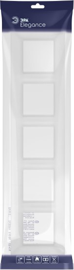 Рамка для выключателей и розеток ЭРА Elegance 14-5005-01М / Б0065820