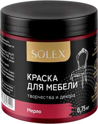 Краска Solex Для мебели - фото