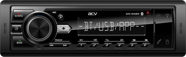 Бездисковая автомагнитола ACV AVS-401UBW - фото