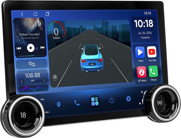 Бездисковая автомагнитола ACV AD-1101 DSP - фото