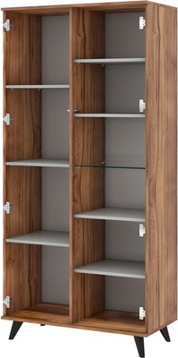 Шкаф с витриной Stolline Онтарио со стеклом / 474.06