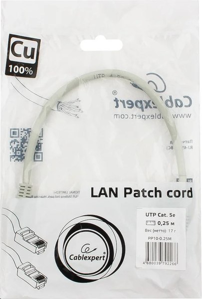 Кабель Cablexpert PP10-0.25M