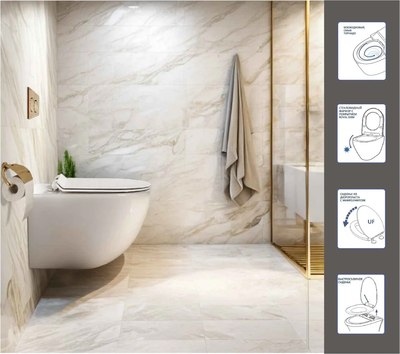 Унитаз подвесной Cerutti Clio Aria Tornado CT10582