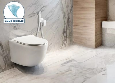 Унитаз подвесной Cerutti Clio Aria Tornado CT10582