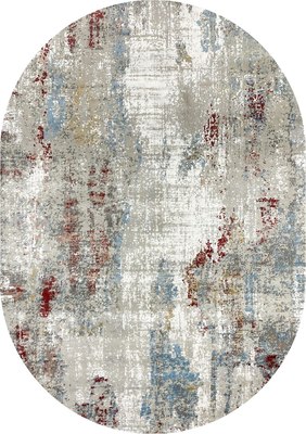 Ковер Milat Leda B467F-TERRA-BURGUNDY-OVAL - фото