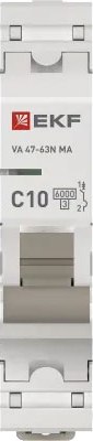 Выключатель автоматический EKF PROxima ВА 47-63N MA / M63MA6110C