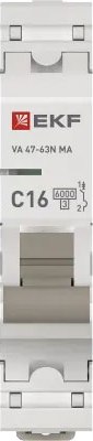 Выключатель автоматический EKF PROxima ВА 47-63N MA / M63MA6116C