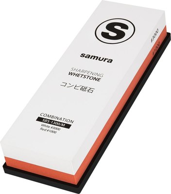 Точильный камень Samura + Держатель угла заточки WS-01