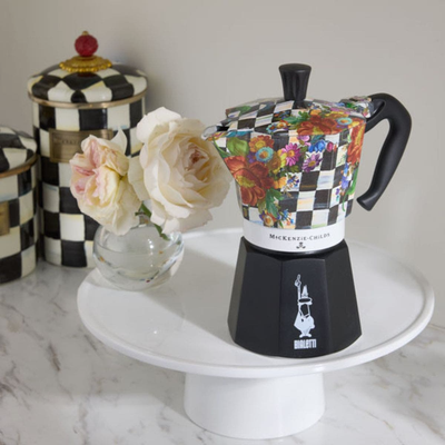 Гейзерная кофеварка Bialetti Moka Express MacKenzie 5348