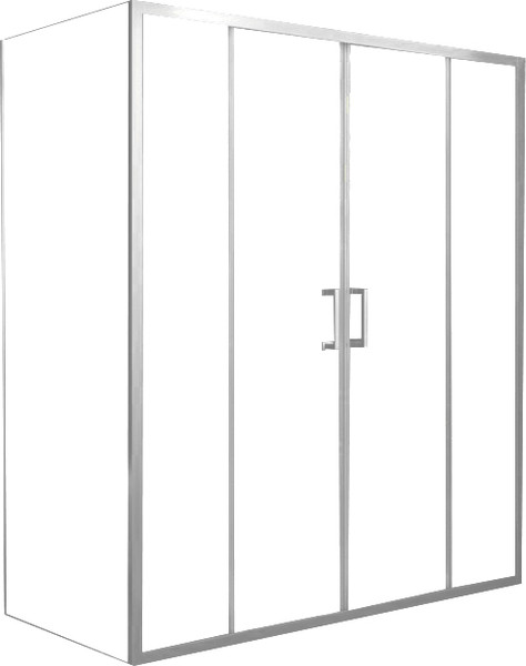 Душевой уголок Cezares MOLVENO-AH-2/1-170/100-C-Cr-IV - фото