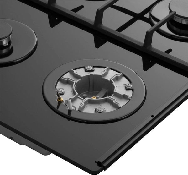 Газовая варочная панель MEFERI MGH604BK Glass Power
