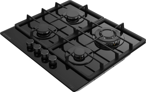 Газовая варочная панель MEFERI MGH604BK Glass Power