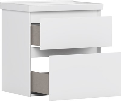 Тумба под умывальник Belux Киото НП 60-02 (1, белый глянцевый)