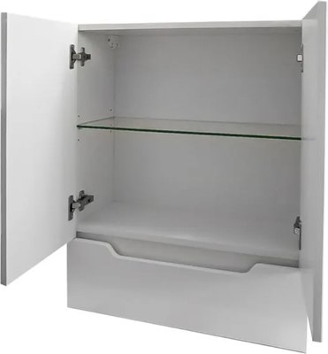 Шкаф для ванной Emmy Агата 60 / agt60bel