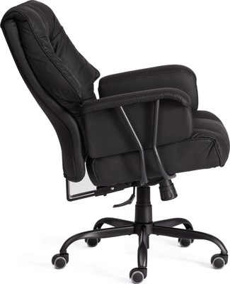 Кресло офисное Tetchair Brooklyn кожзам (черный)
