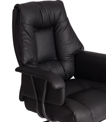 Кресло офисное Tetchair Brooklyn кожзам (черный)