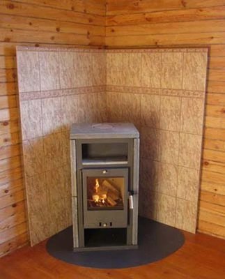 Предтопочный лист КПД LP15 2мм 1000х1000мм угловой