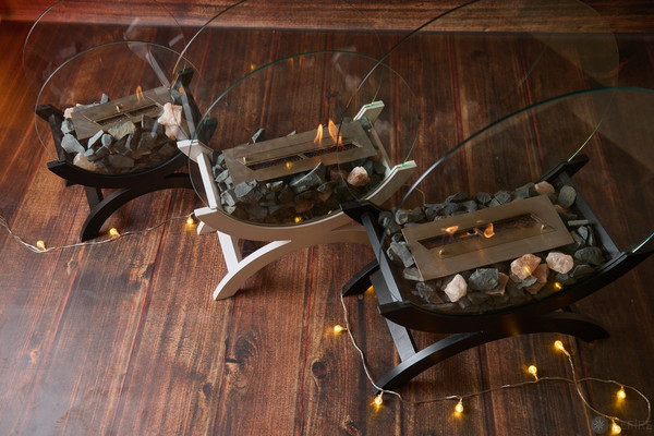 Биокамин Zefire Iris (средний светлый)