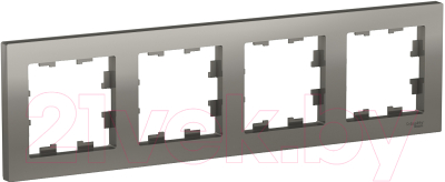 Рамка для выключателей и розеток Systeme (Schneider) Electric AtlasDesign ATN000904 - фото