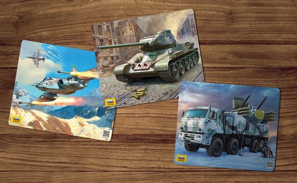 Коврик для мыши Звезда Танк / 4084