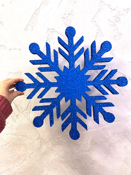 Елочная игрушка GreenTerra Снежинка Резная / 400203-1