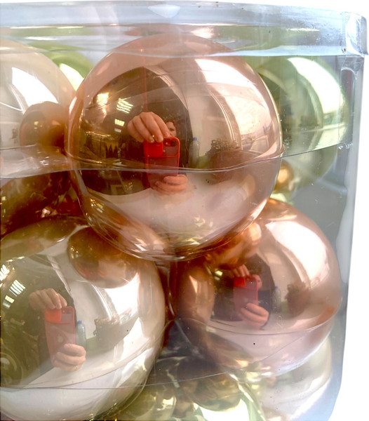 Набор шаров новогодних GreenTerra Весенние Грезы 6см / 2000174