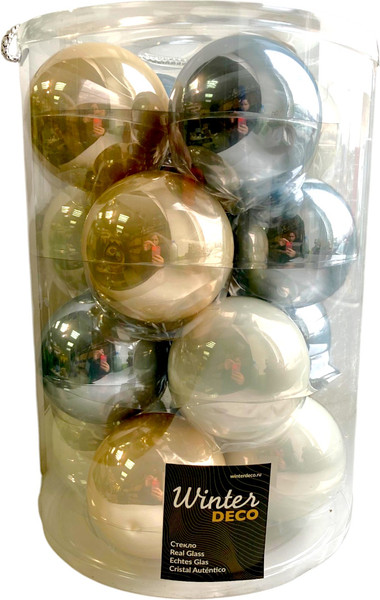 Набор шаров новогодних GreenTerra Летний Ветер 8см / 2000176