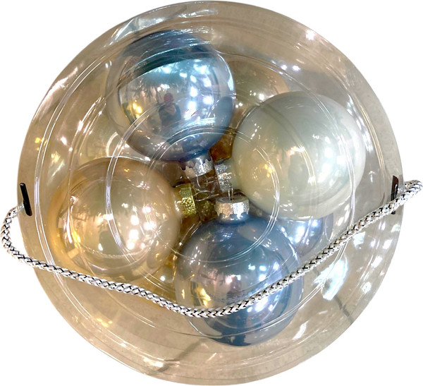 Набор шаров новогодних GreenTerra Летний Ветер 8см / 2000176