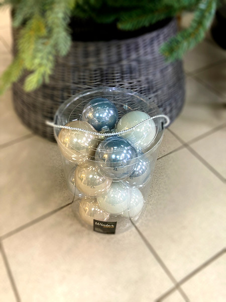 Набор шаров новогодних GreenTerra Летний Ветер 8см / 2000176