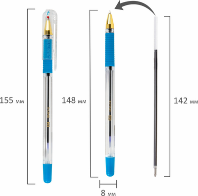 Набор шариковых ручек Brauberg 143990