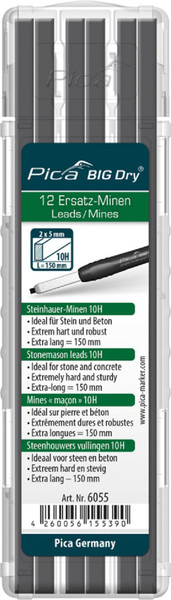 Грифели для строительного карандаша Pica BIG Dry / 6055 - фото