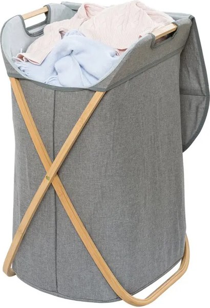 Корзина для белья Solmax&Home С крышкой / SM06765