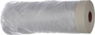 Пленка строительная Toolberg Защитная с клейкой лентой 110смx33м - фото