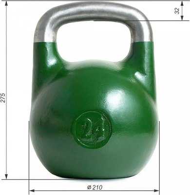 Гиря Титан Для соревнований стандарт 2021 ВФГС