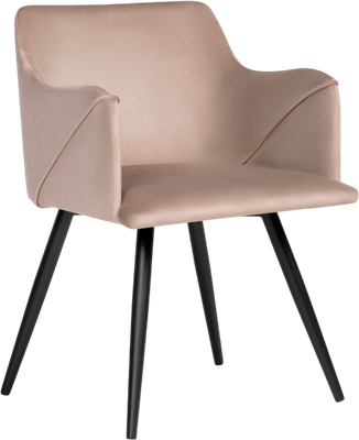 Стул Woodville Эджелл (латте/черный) - фото