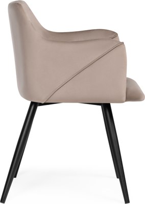 Стул Woodville Эджелл (латте/черный)