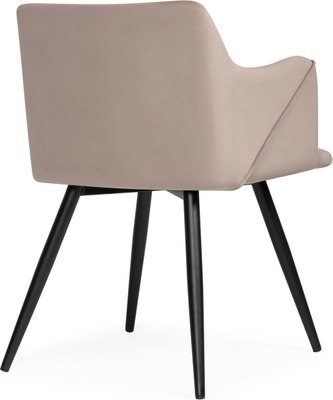 Стул Woodville Эджелл (латте/черный)