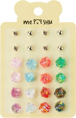 Комплект сережек Meshu Сubes / MS_60706 - фото